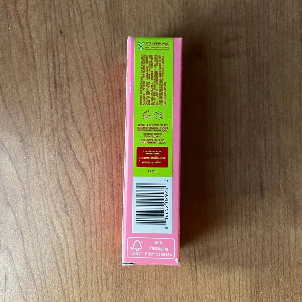 Lime Crime Wet Cherry Ultra Shine Lip Gloss Cherry Slime 3 mL 0.1 oz Vegan